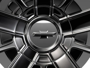 chevrolet silverado high country wheel 2017 3D Model