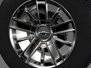 chevrolet silverado high country wheel 2017 3D Model