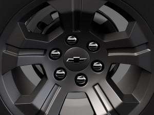 chevrolet silverado lt z71 wheel 2017 Modelo 3D