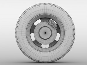 chevrolet silverado lt z71 wheel 2017 Modelo 3D
