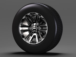 chevrolet silverado ltz wheel 2017 3D Модель