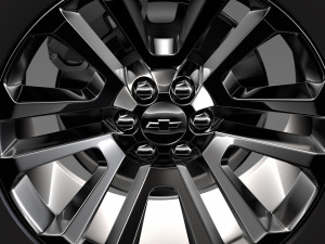 chevrolet silverado ltz wheel 2017 3D Модель