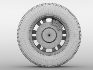 chevrolet silverado ltz wheel 2017 3D Модель
