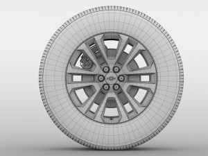 chevrolet silverado ltz wheel 2017 3D Модель