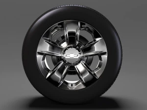 chevrolet silverado ltz z71 wheel 2017 3D Model