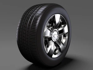 chevrolet silverado ltz z71 jant 2017 3D Model