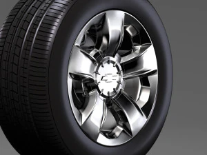 chevrolet silverado ltz z71 jant 2017 3D Model