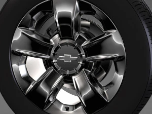 chevrolet silverado ltz z71 jant 2017 3D Model