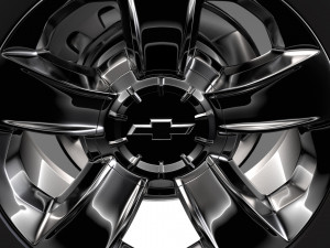 chevrolet silverado ltz z71 wheel 2017 3D Модель