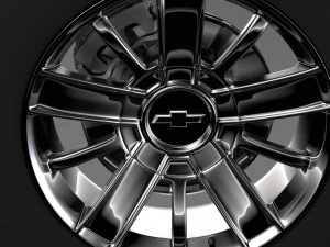 chevrolet silverado wheel 2017 3D Model