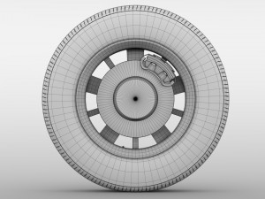 chevrolet silverado wheel 2017 3D Model