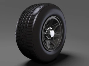 chevrolet silverado wt wheel 2017 3D Model