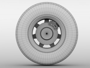 chevrolet silverado wt wheel 2017 Modello 3D