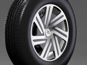 citroen berlingo wheel 2017 3D Model