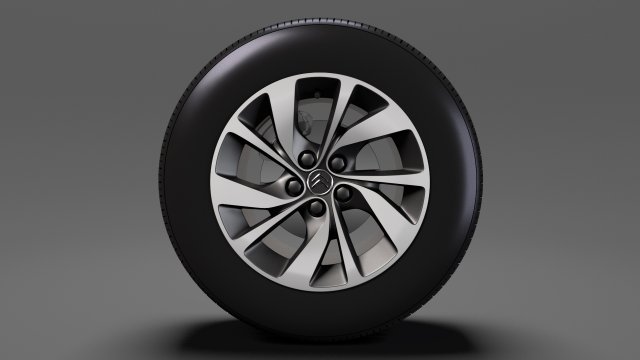 citroen spacetourer 2017 wheel 3D-Modell .c4d .max .obj .3ds .fbx .stl .blend 