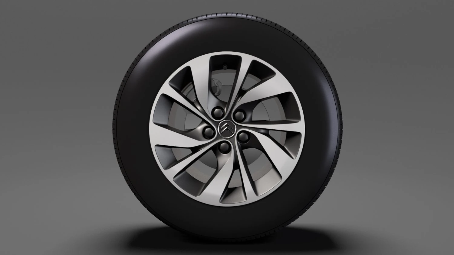 citroen spacetourer 2017 wheel 3D Model .c4d .max .obj .3ds .fbx .stl .blend 