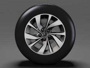 citroen spacetourer 2017 wheel 3D Model