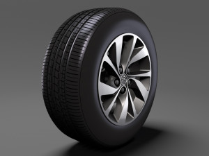 citroen spacetourer 2017 wheel 3D-Modell
