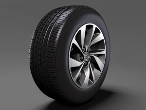 citroen spacetourer 2017 wheel 3D Model