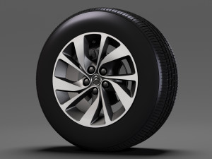 citroen spacetourer 2017 wheel 3D-Modell