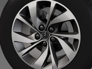 citroen spacetourer 2017 wheel 3D Model