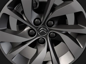 citroen spacetourer 2017 wheel 3D Model