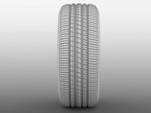citroen spacetourer 2017 wheel 3D Model