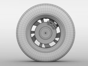 citroen spacetourer 2017 wheel 3D Model