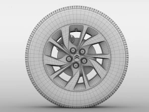 citroen spacetourer 2017 wheel 3D Model