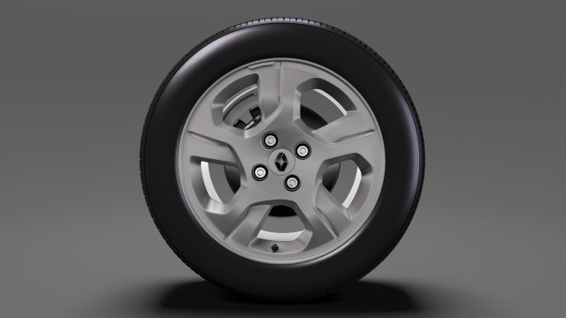 dacia sandero wheel 2017 Modèle 3D .c4d .max .obj .3ds .fbx .stl .blend 