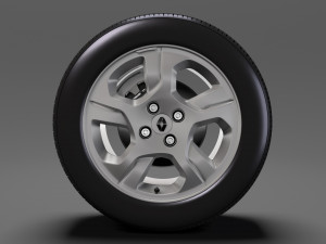 dacia sandero wheel 2017 3D Model