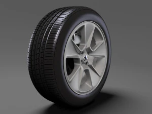 dacia sandero wheel 2017 3D Model