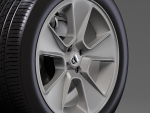dacia sandero wheel 2017 Modèle 3D