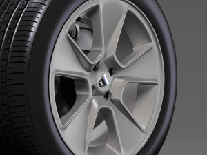 dacia sandero wheel 2017 3D Model