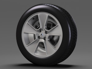 dacia sandero wheel 2017 Modèle 3D
