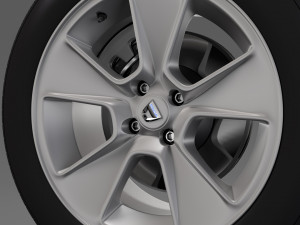 dacia sandero wheel 2017 Modèle 3D