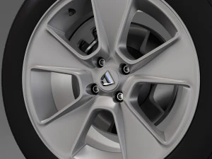 dacia sandero wheel 2017 3D Model