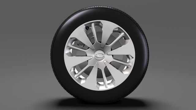 daihatsu thor wheel 2017 3D 모델 .c4d .max .obj .3ds .fbx .stl .blend 