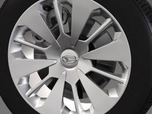 daihatsu thor wheel 2017 3D 모델