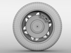 daihatsu thor wheel 2017 3D Model