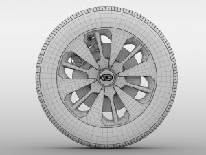 daihatsu thor wheel 2017 3D 모델