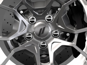dodge challenger gt awd 2017 wheel Modello 3D