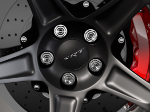 dodge challenger srt demon 2017 rearwheel 3D Модель