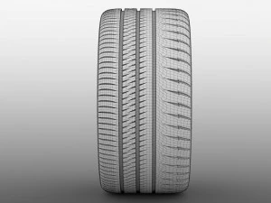 dodge challenger srt demon 2017 rearwheel 3D Model