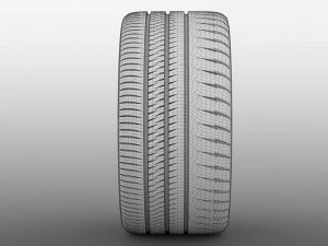 dodge challenger srt demon 2017 wheel 3D Model