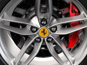 ferrari 488 gtbwheel 3D Model