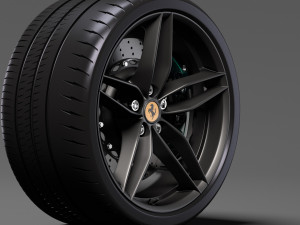 ferrari 488 speedster wheel 3D Model