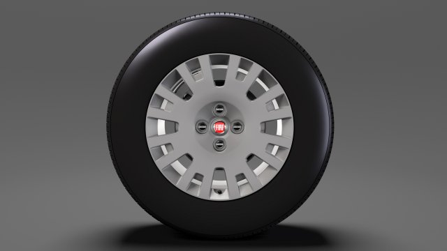 fiat fiorino 2wheel 2017 3D Model .c4d .max .obj .3ds .fbx .stl .blend 
