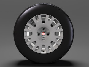 fiat fiorino 2wheel 2017 3D Model