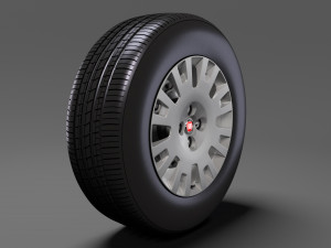 fiat fiorino 2wheel 2017 3D Model